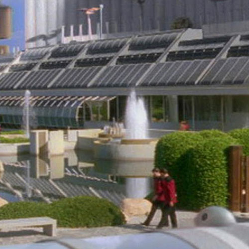 Filming sequence of Star Trek Academy 